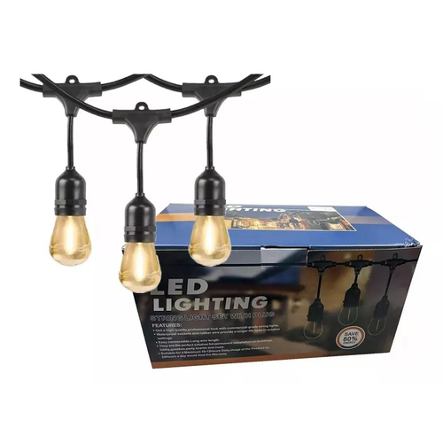 Γιρλάντα φωτισμού LED εξωτερικού χώρου - 5m - 10pcs - 272377 - Warm White