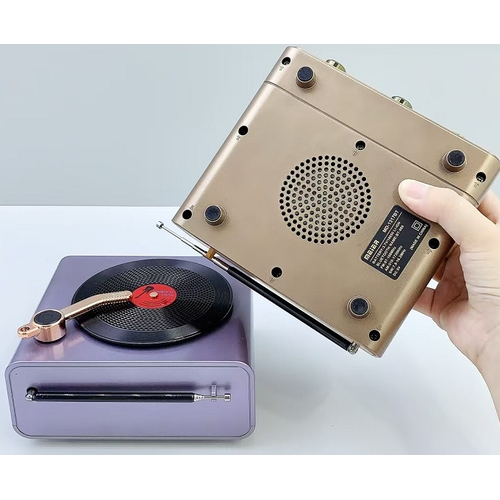 Επαναφορτιζόμενο ραδιόφωνο Retro - M1217BT - 112172 - Purple