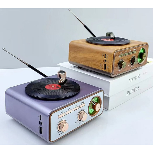 Επαναφορτιζόμενο ραδιόφωνο Retro - M1217BT - 112172 - Purple