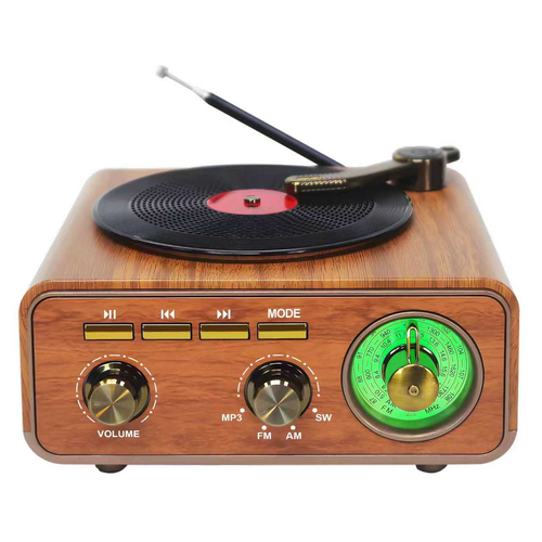 Επαναφορτιζόμενο ραδιόφωνο Retro - M1317BT - 113179 - Brown