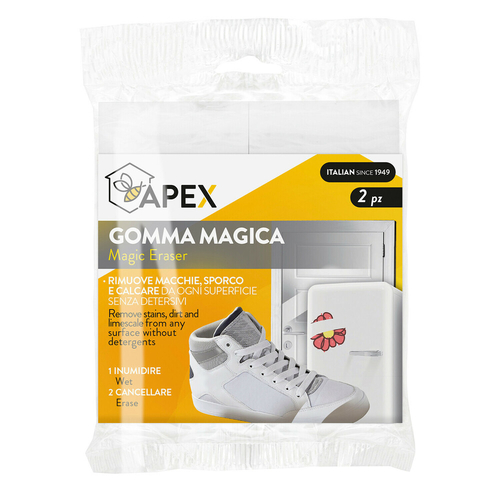 ΣΦΟΥΓΓΑΡΙΑ ΚΑΘΑΡΙΣΜΟΥ/ΑΦΑΙΡΕΣΗΣ ΛΕΚΕΔΩΝ MAGIC ERASER ΧΩΡΙΣ ΧΡΗΣΗ ΣΑΠΟΥΝΙΟΥ/ΚΑΘΑΡΙΣΤΙΚΟΥ 2ΤΕΜ.