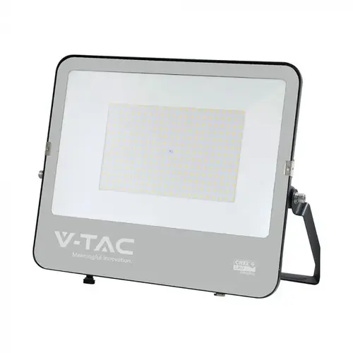 V-TAC - Faro Slim LED SMD Chip CREE 200W 135LM\/W Καλώδιο 1μ Μαύρο 6500K IP65 232216