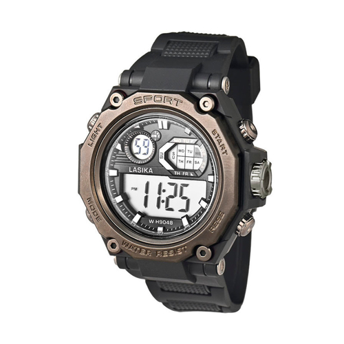 Ψηφιακό ρολόι χειρός - LS9048 - Lasika - 817339 - Black/Bronze