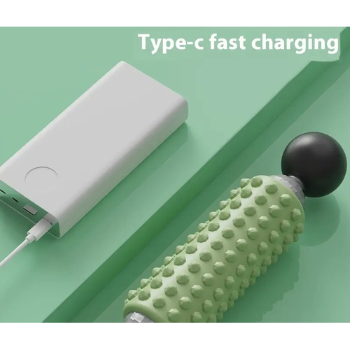 Επαναφορτιζόμενο Massage Roller - USB - 813607 - Green