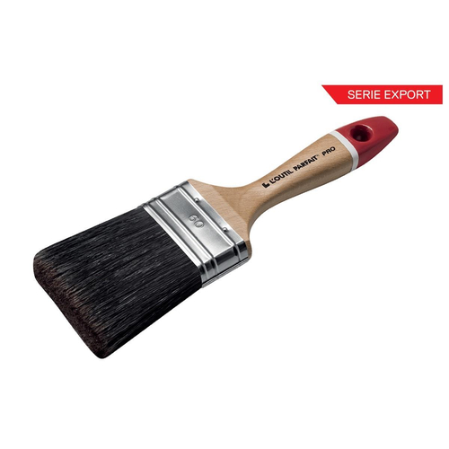 Πινέλο για επίπεδες επιφάνειες, για ολα τα χρωμάτα τριπλό με ξύλινη λαβή και μαύρη τρίχα Νο50mm / 5801050