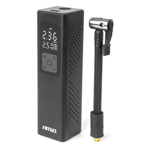ΚΟΜΠΡΕΣΕΡ ΑΕΡΑ 12V 10BAR 150PSI 20L/MIN 100W ΜΕ ΨΗΦΙΑΚΗ ΟΘΟΝΗ & ΦΑΚΟ LED AMIO 1ΤΕΜ.
