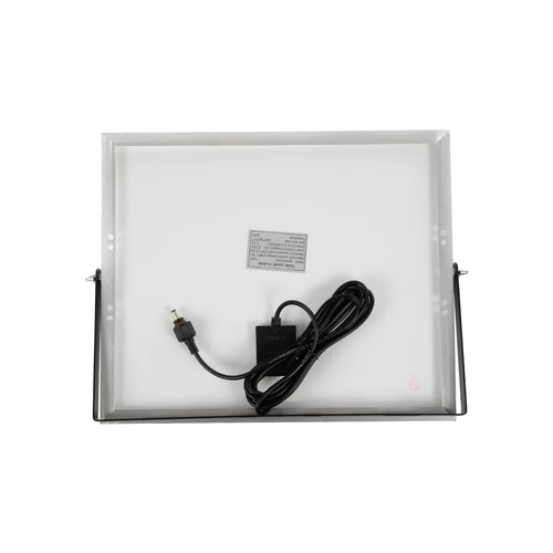 GLOBOSTAR® LUMOVOX 73068 Προβολέας LED 200W 10000lm 120° DC 5V με Φωτοβολταϊκό Panel 5V 12W & Επαναφορτιζόμενη Μπαταρία Li-ion 3.2V 10000mAh Αδιάβροχο IP65 Ψυχρό Λευκό 6000K - 180 x SMD2835 Sanan Chip - Γκρι Ανθρακί - Μ29 x Π0 x Υ19cm - 2 Χρόνια Εγγύηση