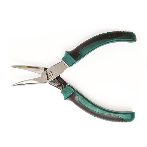 Στραβοτσίμπιδο mini ηλεκτρονικών 140mm
Δίχρωμη αντιολισθητική λαβή TPE που προσφέρει
ανώτερη άνεση και κράτημα.
Οι λεπίδες κοπής σκληρυμένες με λέιζερ κόβουν
καθαρά και παραμένουν αιχμηρές 50% περισσότερο.
Η διάφανη αντισκωριακή επίστρωση παρατείνει τη
δι