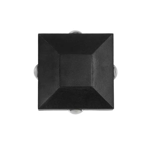 kelvo® ARKOS KLV-101-0110 Μοντέρνο Φωτιστικό Τοίχου - Απλίκα LED 8W 840lm 15° AC 220-240V Αδιάβροχο IP65 Θερμό Λευκό 2700K - Lumileds COB Chip & TÜV SÜD Driver - Μαύρο Ματ - Μ14 x Π5.5 x Υ14cm - 5 Χρόνια Εγγύηση