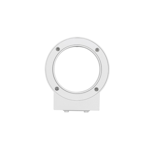 kelvo® AURA KLV-101-0115 Μοντέρνο Φωτιστικό Τοίχου - Απλίκα LED 7W 875lm 45° AC 220-240V Αδιάβροχο IP65 Θερμό Λευκό 2700K - Bridgelux COB Chip & TÜV SÜD Driver - Λευκό Ματ - Μ15 x Π13 x Υ4.5cm - 5 Χρόνια Εγγύηση