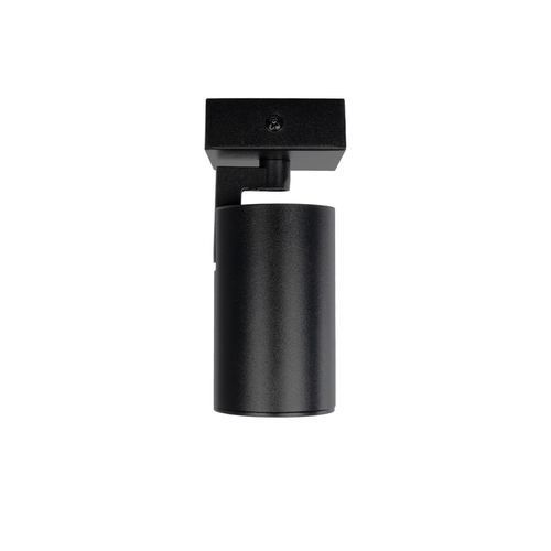 kelvo® SPOTA KLV-101-0134 Μοντέρνο Κινούμενο Φωτιστικό Σποτ Οροφής με Ντουί 1 x GU10 90° AC 220-240V IP20 - Μαύρο Ματ - Μ7 x Π6 x Υ14cm