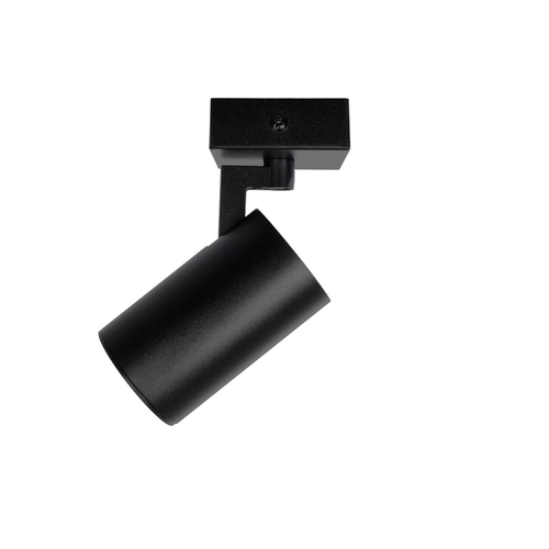 kelvo® SPOTA KLV-101-0134 Μοντέρνο Κινούμενο Φωτιστικό Σποτ Οροφής με Ντουί 1 x GU10 90° AC 220-240V IP20 - Μαύρο Ματ - Μ7 x Π6 x Υ14cm