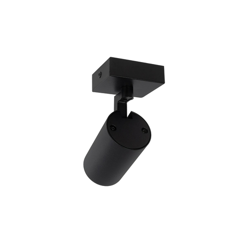 kelvo® SPOTA KLV-101-0134 Μοντέρνο Κινούμενο Φωτιστικό Σποτ Οροφής με Ντουί 1 x GU10 90° AC 220-240V IP20 - Μαύρο Ματ - Μ7 x Π6 x Υ14cm