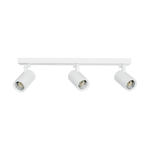 kelvo® SPOTA KLV-101-0139 Μοντέρνο Κινούμενο Φωτιστικό Σποτ Οροφής με Ντουί 3 x GU10 90° AC 220-240V IP20 - Λευκό Ματ - Μ48 x Π6.2 x Υ14cm