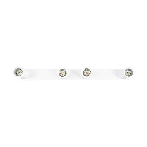 kelvo® SPOTA KLV-101-0141 Μοντέρνο Κινούμενο Φωτιστικό Σποτ Οροφής με Ντουί 4 x GU10 90° AC 220-240V IP20 - Λευκό Ματ - Μ64 x Π6 x Υ14cm