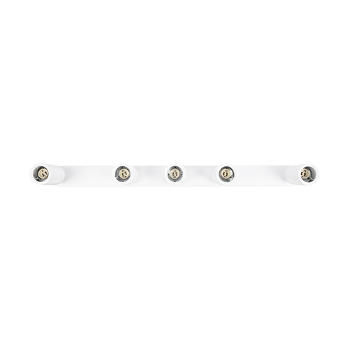 kelvo® SPOTA KLV-101-0143 Μοντέρνο Κινούμενο Φωτιστικό Σποτ Οροφής με Ντουί 5 x GU10 90° AC 220-240V IP20 - Λευκό Ματ - Μ79.5 x Π6.3 x Υ14cm