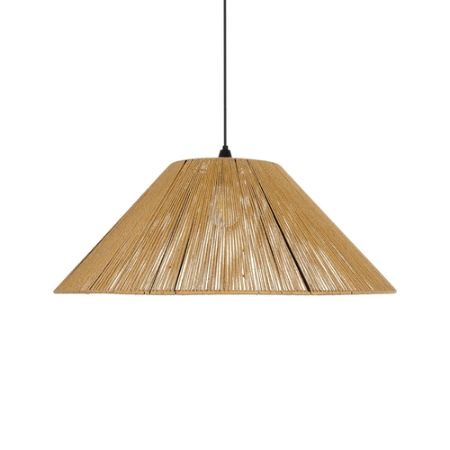 GLOBOSTAR® HATA 205-0037 Boho Κρεμαστό Φωτιστικό Οροφής με Ντουί 1 x E27 AC 220-240V IP20 - Μπεζ - M60 x Π60 x Υ27cm