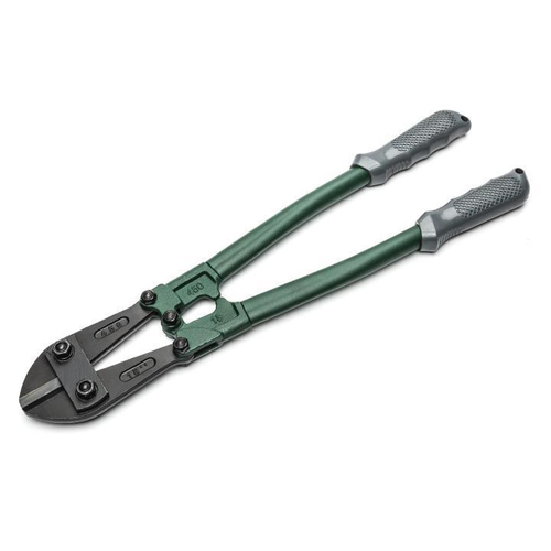 Ψαλίδι σιδήρου 18" 450mm
Σφυρηλατημένες, ακριβώς λειασμένες σιαγόνες από κράμα ατσάλι για
μέγιστη ανθεκτικότητα και διάρκεια κοπής
Κόβει χαμηλής περιεκτικότητας σε άνθρακα χάλυβα και χάλυβα
Σιαγόνες με κεντρική κοπή
Ανατομικές, αντιολισθητικές λαβές για ασφαλή κοπή
Ρυθμιζόμενη σιαγόνα για καλύτερες κοπές, ανάλογα με το υλικό
Σκληρυμένες σιαγόνες ατσαλιού με κεκλιμένες αυλακώσεις κοπής
Ανταποκρίνεται ή υπερβαίνει το πρότυπο ASME B107.16M / ST93504ST