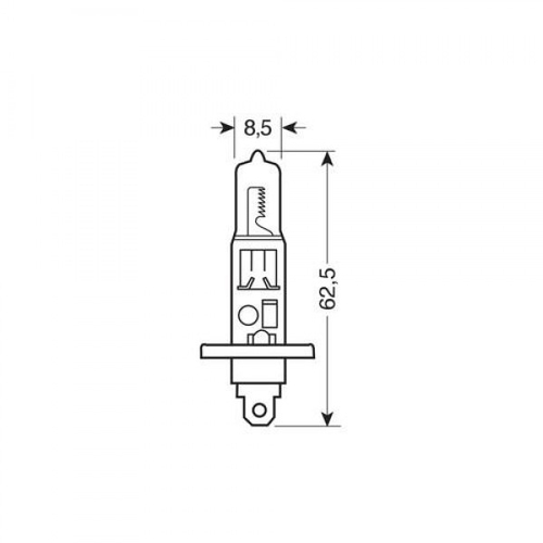 H1 12V 55W P14,5s OSRAM ULTRA LIFE 1 ΤΕΜ. ΚΟΥΤΙ