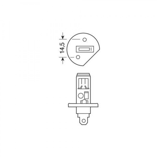 H1 12V 55W P14,5s OSRAM ULTRA LIFE 1ΤΕΜ. BLISTER