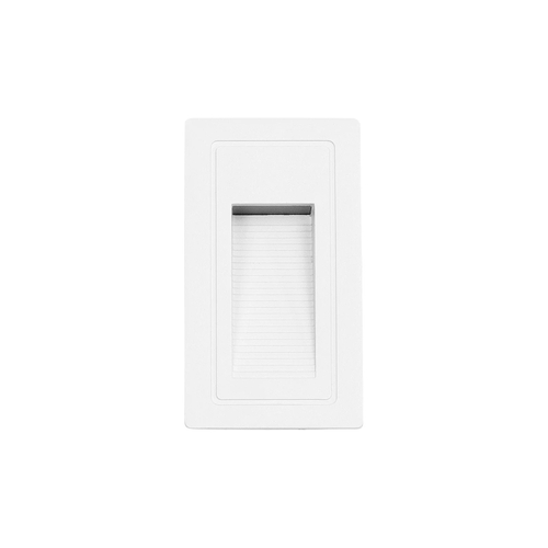 kelvo® STEPART KLV-101-0091 Μοντέρνο Χωνευτό Φωτιστικό Σκαλοπατιού - Διαδρόμου LED 3W 375lm 45° AC 220-240V Αδιάβροχο IP65 Θερμό Λευκό 2700K - Lumileds SMD Chip & TÜV SÜD Driver - Λευκό Ματ - Μ6 x Π5.5 x Υ10cm / Q5 x 9.61cm - 5 Χρόνια Εγγύηση