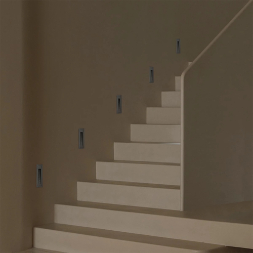 kelvo® STEPART KLV-101-0093 Μοντέρνο Χωνευτό Φωτιστικό Σκαλοπατιού - Διαδρόμου LED 7W 735lm 45° AC 220-240V Αδιάβροχο IP65 Θερμό Λευκό 2700K - Lumileds SMD Chip & TÜV SÜD Driver - Γκρι Ανθρακί Ματ - Μ6.5 x Π6.5 x Υ21cm / Q5.41 x 18.9cm - 5 Χρόνια Εγγύηση