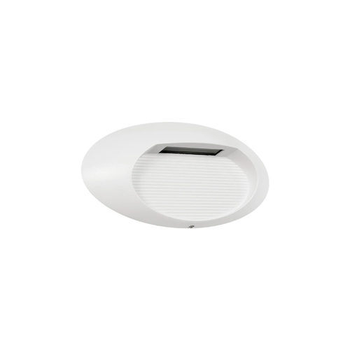 kelvo® STEPART KLV-101-0100 Μοντέρνο Φωτιστικό Σκαλοπατιού - Διαδρόμου LED 3W 375lm 45° AC 220-240V Αδιάβροχο IP65 Θερμό Λευκό 2700K - Lumileds SMD Chip & TÜV SÜD Driver - Λευκό Ματ - Μ26 x Π5.5 x Υ13cm - 5 Χρόνια Εγγύηση