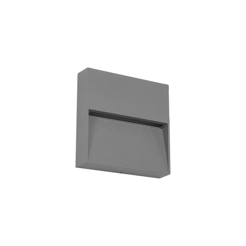 kelvo® STEPART KLV-101-0105 Μοντέρνο Φωτιστικό Σκαλοπατιού - Διαδρόμου LED 4W 500lm 45° AC 220-240V Αδιάβροχο IP65 Θερμό Λευκό 2700K - Lumileds SMD Chip & TÜV SÜD Driver - Γκρι Ανθρακί Ματ - Μ15 x Π3.5 x Υ15cm - 5 Χρόνια Εγγύηση