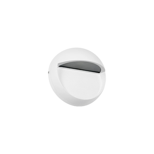 kelvo® STEPART KLV-101-0097 Μοντέρνο Φωτιστικό Σκαλοπατιού - Διαδρόμου LED 3W 375lm 45° AC 220-240V Αδιάβροχο IP65 Θερμό Λευκό 2700K - Lumileds SMD Chip & TÜV SÜD Driver - Λευκό Ματ - Μ16 x Π8 x Υ16cm - 5 Χρόνια Εγγύηση