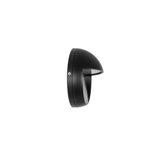 kelvo® STEPART KLV-101-0095 Μοντέρνο Φωτιστικό Σκαλοπατιού - Διαδρόμου LED 3W 375lm 45° AC 220-240V Αδιάβροχο IP65 Θερμό Λευκό 2700K - Lumileds SMD Chip & TÜV SÜD Driver - Μαύρο Ματ - Μ16 x Π8 x Υ16cm - 5 Χρόνια Εγγύηση