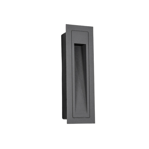 kelvo® STEPART KLV-101-0093 Μοντέρνο Χωνευτό Φωτιστικό Σκαλοπατιού - Διαδρόμου LED 7W 735lm 45° AC 220-240V Αδιάβροχο IP65 Θερμό Λευκό 2700K - Lumileds SMD Chip & TÜV SÜD Driver - Γκρι Ανθρακί Ματ - Μ6.5 x Π6.5 x Υ21cm / Q5.41 x 18.9cm - 5 Χρόνια Εγγύηση