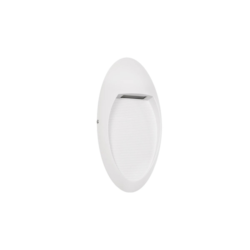 kelvo® STEPART KLV-101-0103 Μοντέρνο Φωτιστικό Σκαλοπατιού - Διαδρόμου LED 3W 375lm 45° AC 220-240V Αδιάβροχο IP65 Θερμό Λευκό 2700K - Lumileds SMD Chip & TÜV SÜD Driver - Λευκό Ματ - Μ13 x Π5.5 x Υ26cm - 5 Χρόνια Εγγύηση