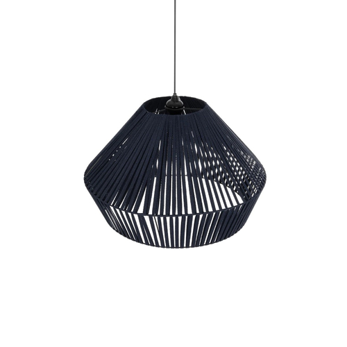 GLOBOSTAR® NUI 205-0072 Boho Κρεμαστό Φωτιστικό Οροφής με Ντουί 1 x E27 AC 220-240V IP20 - Μπλε - M60 x Π60 x Υ41cm