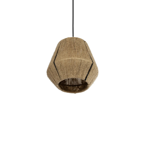 GLOBOSTAR® PULVIS 205-0083 Boho Κρεμαστό Φωτιστικό Οροφής με Ντουί 1 x E27 AC 220-240V IP20 - Μπεζ - M22 x Π22 x Υ22cm