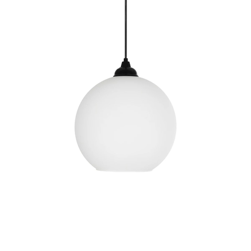 GLOBOSTAR® GABIA 206-0001 Μοντέρνο Κρεμαστό Φωτιστικό Οροφής με Ντουί 1 x E27 AC 220-240V IP20 - Λευκό - Μ25 x Π25 x Υ26cm