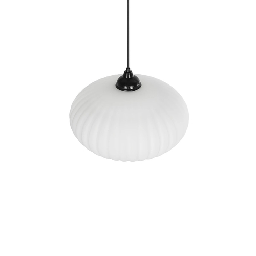 GLOBOSTAR® PERA 206-0011 Μοντέρνο Κρεμαστό Φωτιστικό Οροφής με Ντουί 1 x E27 AC 220-240V IP20 - Λευκό - Μ30 x Π30 x Υ22cm