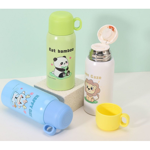 Παιδικό παγούρι-θερμός με κούπα - 500ml - 312567 - Blue
