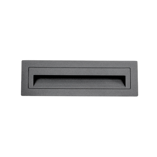 kelvo® STEPART KLV-101-0087 Μοντέρνο Χωνευτό Φωτιστικό Σκαλοπατιού - Διαδρόμου LED 6W 750lm 45° AC 220-240V Αδιάβροχο IP65 Θερμό Λευκό 2700K - Lumileds SMD Chip & TÜV SÜD Driver - Γκρι Ανθρακί Ματ - Μ21 x Π5.5 x Υ6.5cm  / Q20.3 x 5.6cm - 5 Χρόνια Εγγύηση