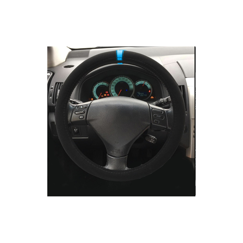 ΚΑΛΥΜΜΑ ΤΙΜΟΝΙΟΥ CARRERA LOOK BLUE ΜΑΥΡΟ ΜΕ ΜΠΛΕ ΡΙΓΑ ΜΙΚΡΟΦΙΜΠΡΑ 37-39cm SIMONI RACING  - 1 τεμ. ΚΑΛΥΜΜΑ ΤΙΜΟΝΙΟΥ CARRERA LOOK BLUE ΜΑΥΡΟ ΜΕ ΜΠΛΕ ΡΙΓΑ ΜΙΚΡΟΦΙΜΠΡΑ 37-39cm SIMONI RACING  - 1 τεμ.