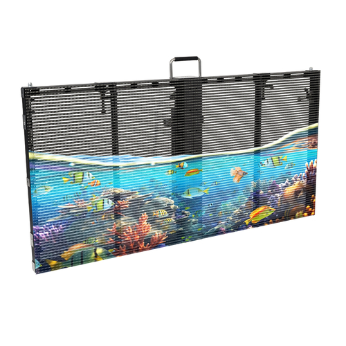 GLOBOSTAR® TRUEVIEW 41006 Διάφανη Οθόνη Video Wall P3.91 Καμπίνα 100x50cm LED 130W 3840Hz 32768 Dots ≥4500cd/㎡ Nits AC 220-240V Εξωτερικού Χώρου IP65 Full Color S1/8 14Bits - Κάρτα NovaStar A5S-N - Nationstar SMD1921 & Yuanchi Driver - Μ100 x Π8 x Υ50cm - 2 Χρόνια Εγγύηση GLOBOSTAR® TRUEVIEW 41006 Διάφανη Οθόνη Video Wall P3.91 Καμπίνα 100x50cm LED 130W 3840Hz 32768 Dots ≥4500cd/㎡ Nits AC 220-240V Εξωτερικού Χώρου IP65 Full Color S1/8 14Bits - Κάρτα NovaStar A5S-N - Nationstar SMD1921 & Yuanchi Driver - Μ100 x Π8 x Υ50cm - 2 Χρόνια Εγγύηση