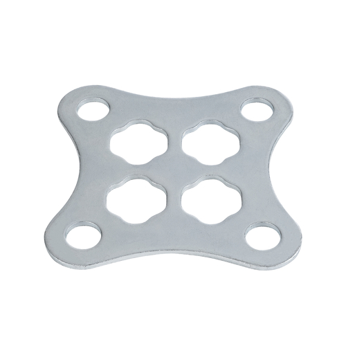 GLOBOSTAR® PLATE 41045 Σύνδεσμος Ένωσης Καμπίνων για Οθόνες LED Video Wall με Διαστάσεις Καμπίνας 50x50cm & 100x100cm - Μ9 x Π0.3 x Υ9cm