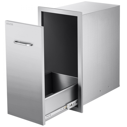 Συρτάρι απορριμμάτων κουζίνας VEVOR εξωτερικού χώρου, 13,54"Π x 19,61"Β x 25,79"Υ, εσωτερική αποθήκευση, συρτάρια κουζίνας πολλαπλών χρήσεων εξωτερικού χώρου από ανοξείδωτο ατσάλι, μέγιστη χωρητικότητα 55 λίβρες ανά επίπεδο, για κουζίνες BBQ εξωτερικού χώρου Συρτάρι απορριμμάτων κουζίνας VEVOR εξωτερικού χώρου, 13,54"Π x 19,61"Β x 25,79"Υ, εσωτερική αποθήκευση, συρτάρια κουζίνας πολλαπλών χρήσεων εξωτερικού χώρου από ανοξείδωτο ατσάλι, μέγιστη χωρητικότητα 55 λίβρες ανά επίπεδο, για κουζίνες BBQ εξωτερικού χώρου