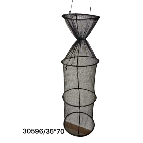 Πτυσσόμενο ψαροκάλαθο φύλαξης ψαριών - Δίχτυ - 35x70cm - 930596