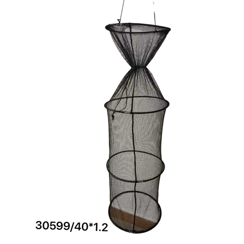 Πτυσσόμενο ψαροκάλαθο φύλαξης ψαριών - Δίχτυ - 40x80cm - 930598