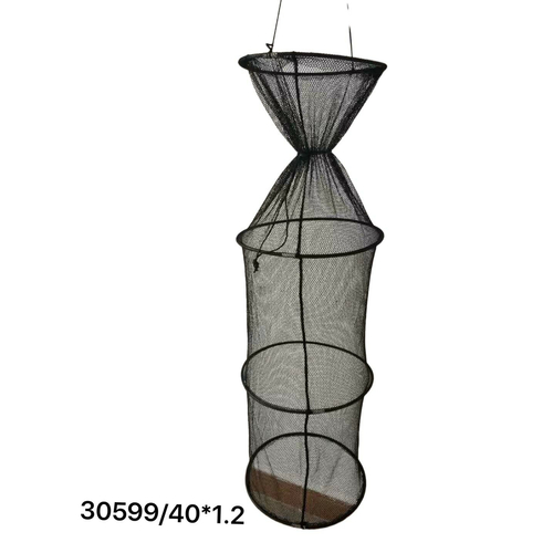 Πτυσσόμενο ψαροκάλαθο φύλαξης ψαριών - Δίχτυ - 40x120cm - 930599