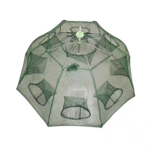 Πτυσσόμενη παγίδα ψαρέματος-κιούρτος με 6 εισόδους - 931356