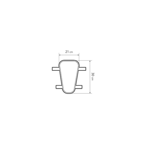 ΜΑΞΙΛΑΡΙ ΣΕΛΑΣ MOTO ΜΕ VELCRO (L) GELPAD AIR 21x30mm