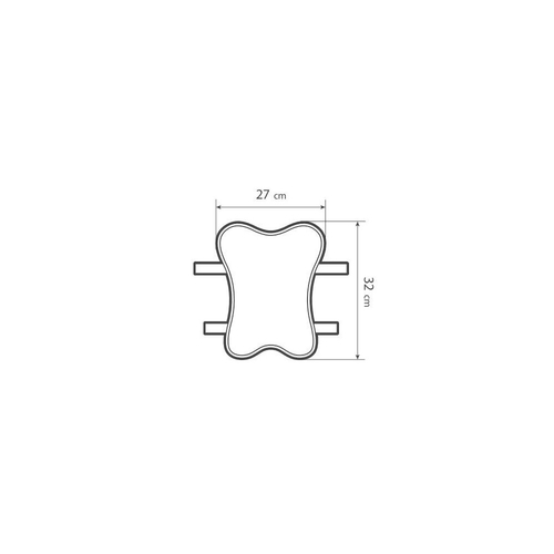 ΜΑΞΙΛΑΡΙ ΣΕΛΑΣ MOTO ΜΕ VELCRO (XL) GELPAD AIR 27x32mm