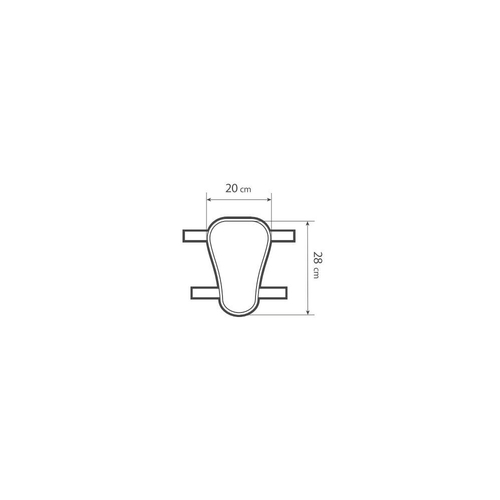 ΜΑΞΙΛΑΡΙ ΣΕΛΑΣ MOTO ΜΕ VELCRO (M) GELPAD AIR 20x28mm