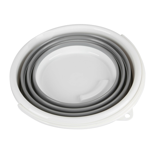 ΚΟΥΒΑΣ ΠΛΥΣΙΜΑΤΟΣ/ΚΑΛΑΘΙ ΜΕΤΑΦΟΡΑΣ ΑΝΤΙΚΕΙΜΕΝΩΝ ΠΤΥΣΣΟΜΕΝΟΣ 5>25cm ΜΕ ΧΕΙΡΟΛΑΒΗ 10LT ΛΕΥΚΟ/ΓΚΡΙ